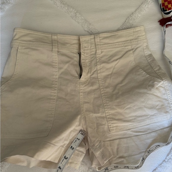 A New Day Cream High Waist Shorts - Picture 1 of 4